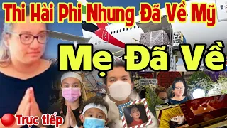 🔴Trực tiếp: Giây phút máy bay chở thi hài ca sĩ Phi Nhung về Mỹ hạ cánh xuống sân bay
