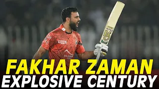 Unstoppable Fakhar Zaman | Explosive Century vs Islamabad United in PSL | HBL PSL 2023 | MI2A