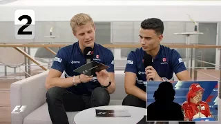 Sauber's Pascal Wehrlein and Marcus Ericsson | F1 Grill The Grid