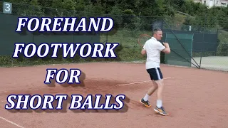 Tennis Forehand Footwork For Attacking Short Balls