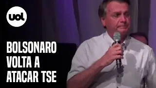 Bolsonaro volta a atacar TSE e colocar resultado da eleição em dúvida, sem apresentar provas