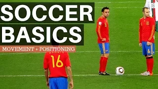 Soccer Basics For Beginners - Movement and Positioning