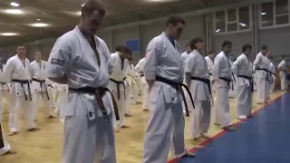 Тренировка скорости удара в Киокушинкай каратэ
