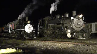 Durango & Silverton Railroad 2-8-2 K 37 #493 & SP 4-6-0 #18 photo charter, day 1