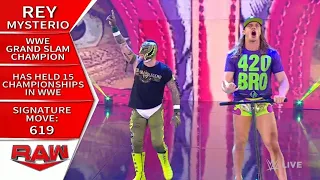 Matt Riddle & Rey Mysterio Entrances: WWE Raw, Sept. 19, 2022