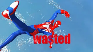 GTA 5 Epic Wasted Spider-Man Jumps/Fails Ep.119 (Fails, Funny Moments)