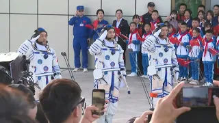 China holds astronaut farewell ceremony ahead of Shenzhou-18 launch | AFP