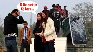 Breaking People's Mobile Phones | Prank in Pakistan Prank in India | By Bobby Butt