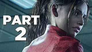 RESIDENT EVIL 2 REMAKE Walkthrough Gameplay Part 2 - MR.X (RE2 CLAIRE)