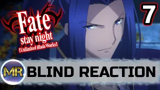 Fate/Stay Night: Unlimited Blade Works Episode 7 Blind Reaction - EPIC FIGHTS!