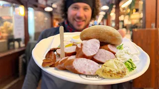 Tasting street food in SLOVENIA | Love for sausages 🇸🇮🌭