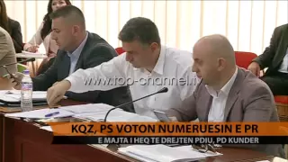 KQZ, PS voton numeruesin e PR - Top Channel Albania - News - Lajme