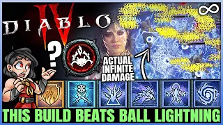 Diablo 4 - New Best LITERALLY BROKEN INFINITE DAMAGE Sorcerer Build Found - Charged Ball Loop Guide!