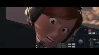 The Incredibles Plane Scene (dubbed)