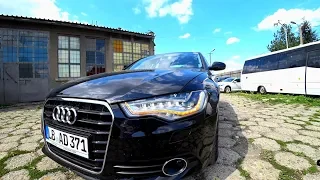 Приехала моя Audi A6 3.0 TDI S-Tronic Quattro Еду смотреть Состояние!