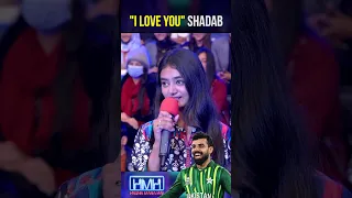 "I Love You Shadab" - #shadabkhan #proposal @HasnaManaHaiOfficial #tabishhashmi #harisrauf #geosuper #shorts