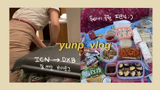 승무원 vlog) 짐 가방 터지도록 담아오는 한국 비행 | 혼자 먹는 아구찜, 미나리비빔밥 | 친구들과 공원 피크닉, 도시락 싸기 | 베이징덕