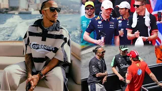 All F1 Drivers chilling together at the Driver's parade before the #MonacoGP | Behind the scenes