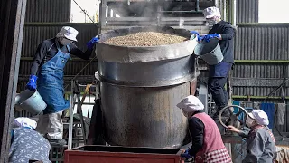 The Secret to Japanese Longevity! The Process of Making Traditional 'Bean Koji' Seasoning.