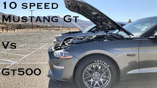 10 Speed Mustang vs Gt500