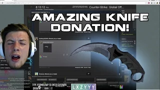 CSGO KARAMBIT KNIFE DONATION BY DONKEY!