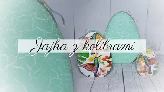 #85 DECOUPAGE JAJKA WIELKANOCNE ZE SPĘKANIAMI / DECOUPAGE CRACKLE EASTER EGGS  / DIY / TUTORIAL