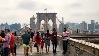 BROOKLYN BRIDGE WALKING TOUR / NEW YORK CITY 🇺🇸