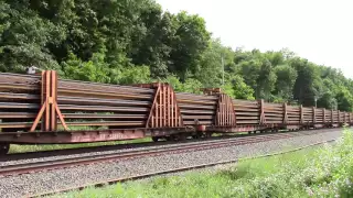 NS train 912 heading eastbound near Enon Valley, PA