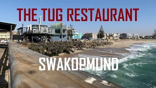 Famous The Tug Restaurant in Swakopmund at Namibia's west coast, southern Africa