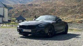 Driving at the Timmelsjoch pass with BMW Z4 M40i (POV Raw)