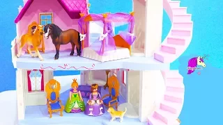 Schleich Horse + Foal Sneak Into Princess Castle  + Horse  Video