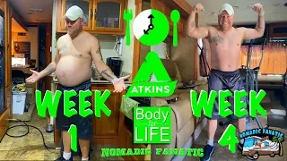 Weight Loss Wednesday Week 4 ~ Fasting, Atkins, & BFL