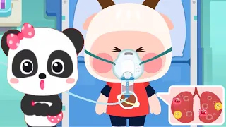 Little Panda Kids Hospital - Help Patients and Give Them Medical Treatment - Babybus Games