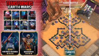 Transformers Earth Wars: Warpath Vs. Turkiye (MIT) - Hard Battle