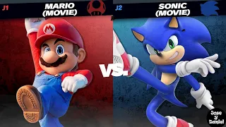 Mario (Movie) vs Sonic (Movie) | Super Smash Bros Ultimate