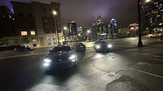 NIGHT TIME DOWNTOWN DRIVING * POV CAMARO SS *