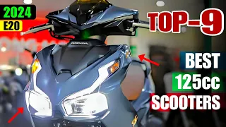 Top 9 Most Fuel Efficient 125cc Scooters in India 2024 🔥 for Mileage and Performance | OBD 2 models