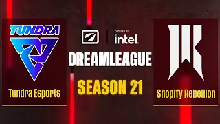 Dota2 - Tundra Esports vs Shopify Rebellion - Game 2 - DreamLeague Season 21 - Group A