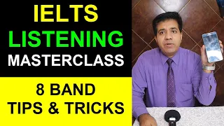 IELTS LISTENING MASTERCLASS: 8 BAND TIPS & TRICKS BY ASAD YAQUB