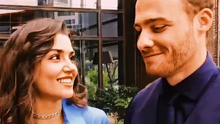 Hande Erçel and kerem bursin cute moments [SUB : ENG]