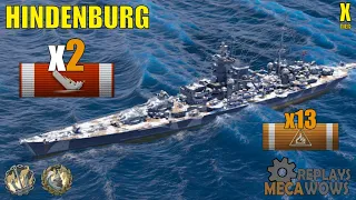 Hindenburg 2 Kills & 183k Damage | World of Warships Gameplay