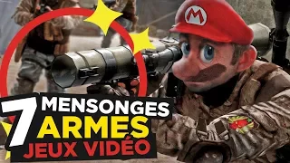 7 MENSONGES sur les ARMES de JEUX VIDÉO