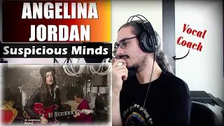 ANGELINA JORDAN "Suspicious Minds" // REACTION & ANALYSIS by Vocal Coach (ITA)