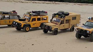 RC Camel Trophy trucks at East Coast Park, Singapore