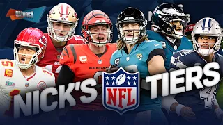 Bills challenge Chiefs in Nick's Tiers, Eagles & Dolphins ‘a piece away’ | NFL | FIRST THINGS FIRST