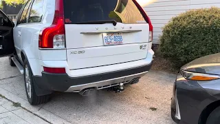 Volvo XC90 V8 Cold start with exhaust modifications!!