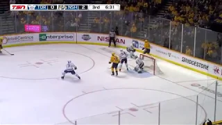 Toronto Maple Leafs VS Nashville Predators | Andersen turns away Josi