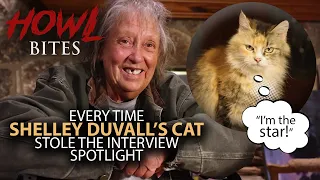 Every Time Shelley Duvall's Cat Walked in on the Interview