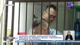 Lalaking Chinese, nahulihan ng baril, mga bala at umano'y droga; tumangging magbigay ng pahayag | BK