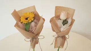 Fower Wrapping (Kraft paper)